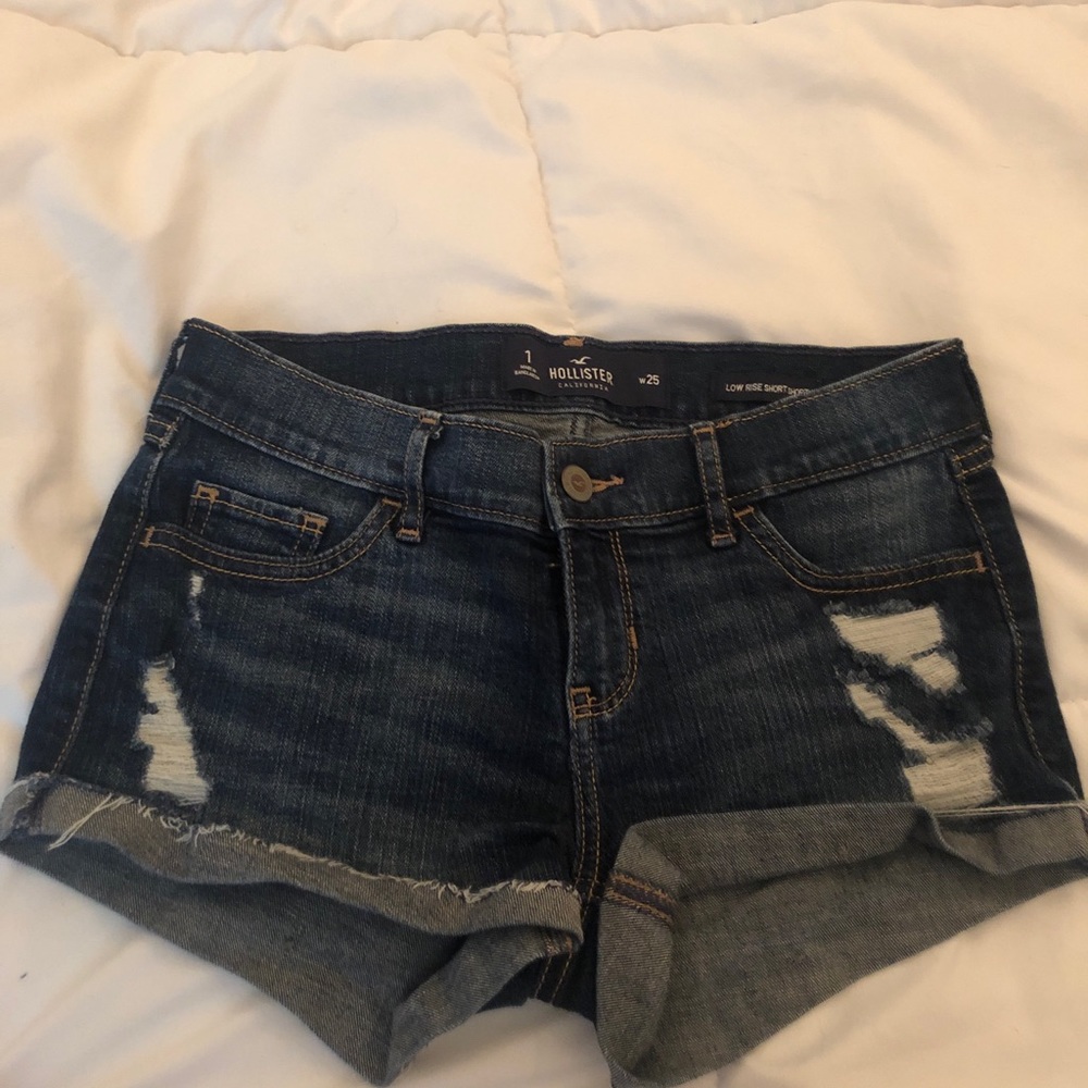 hollister jean shorts